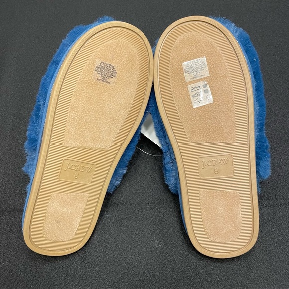 J. Crew Blue Slippers NWT Size - 8 - Picture 3 of 3